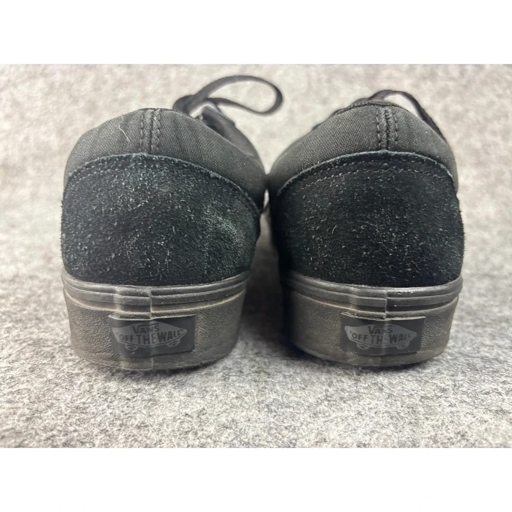 Vans Old Skool ComfyCush Mens Size 8.5 Black Suede Canvas Skate Shoes